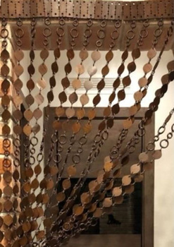 Дизайн штор-висюлек на дверной проем (фото интерьера)