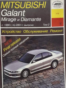 Руководства по эксплуатации, обслуживанию и ремонту Mitsubishi Galant