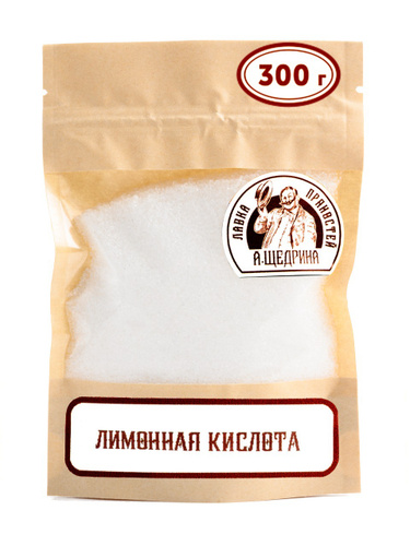Лимонная кислота пищевая, Регулятор кислотности, 300 гр. - купить с ...