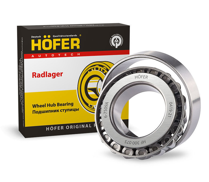 Подшипник 7509 задней ступицы наружный 3302 (HOFER)