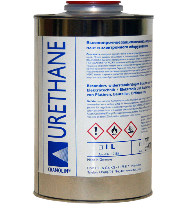 Cramolin Urethane Clear Защитное и изолирующее покрытие (банка 1 л ...