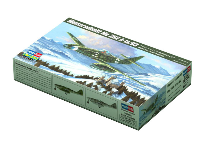 80371 Hobby Boss Самолёт Messerschmitt Me 262 A-1a/U3 (1:48) - купить с ...