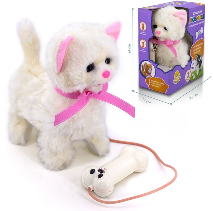 Кошка на поводке интерактивная - купить с доставкой по выгодным ценам в ...