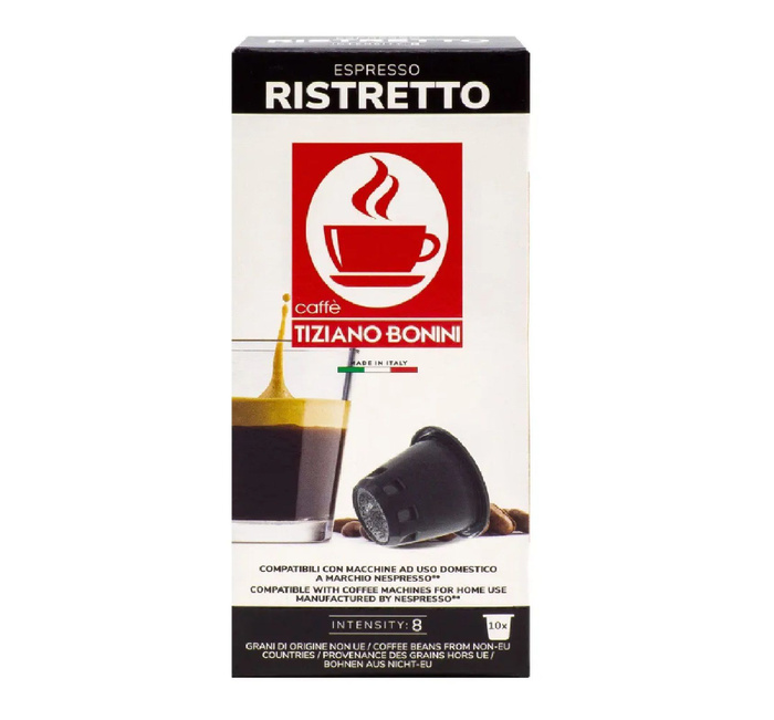 Кофе в капсулах Nespresso Caffe Tiziano Bonini Ristretto - купить с ...