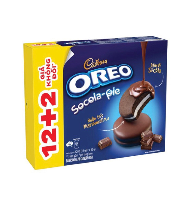 Oreo Chocolate Pie Cadbury Чокопай пирожное, 420г - купить с доставкой ...