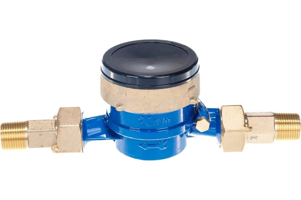 Счетчик воды Декаст ВКМ-20, мокроходный с глицерином, 2024 г., 130мм ...