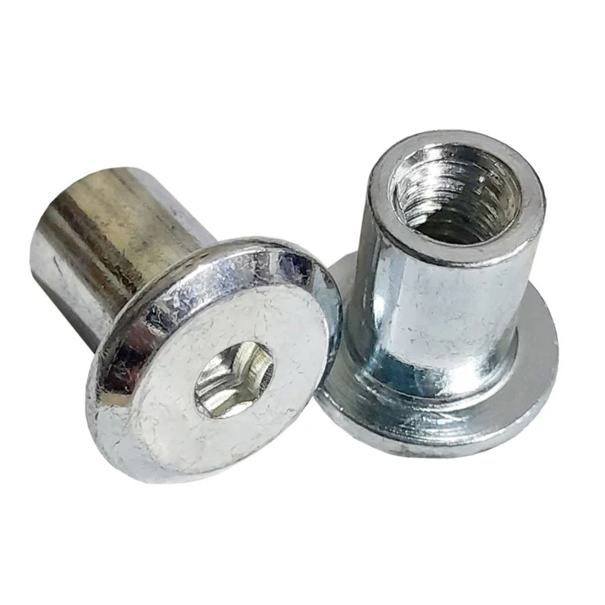 Гайка Эриксона М6 (100 штук) с плоской головой, КрепСтройГрупп, арт ...