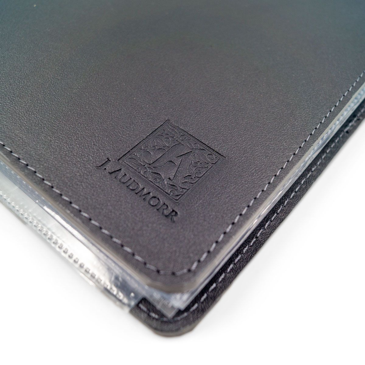 Кожаная папка А4 на кольцах / настольная визитница, папка сшиватель ...