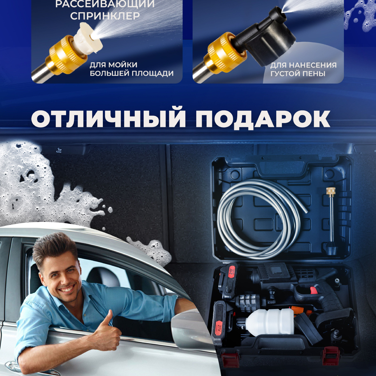 Портативная минимойка для авто FELFRI - купить с доставкой по выгодным ...