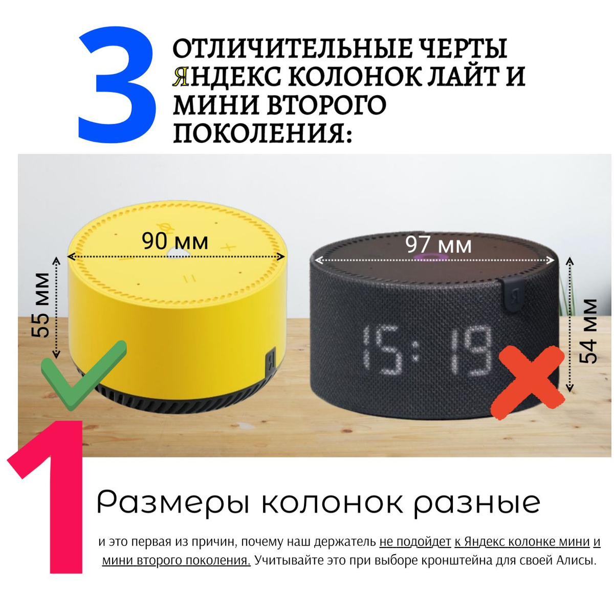 Крепление для умной колонки Red Line УТ000032897 - купить по доступным ...