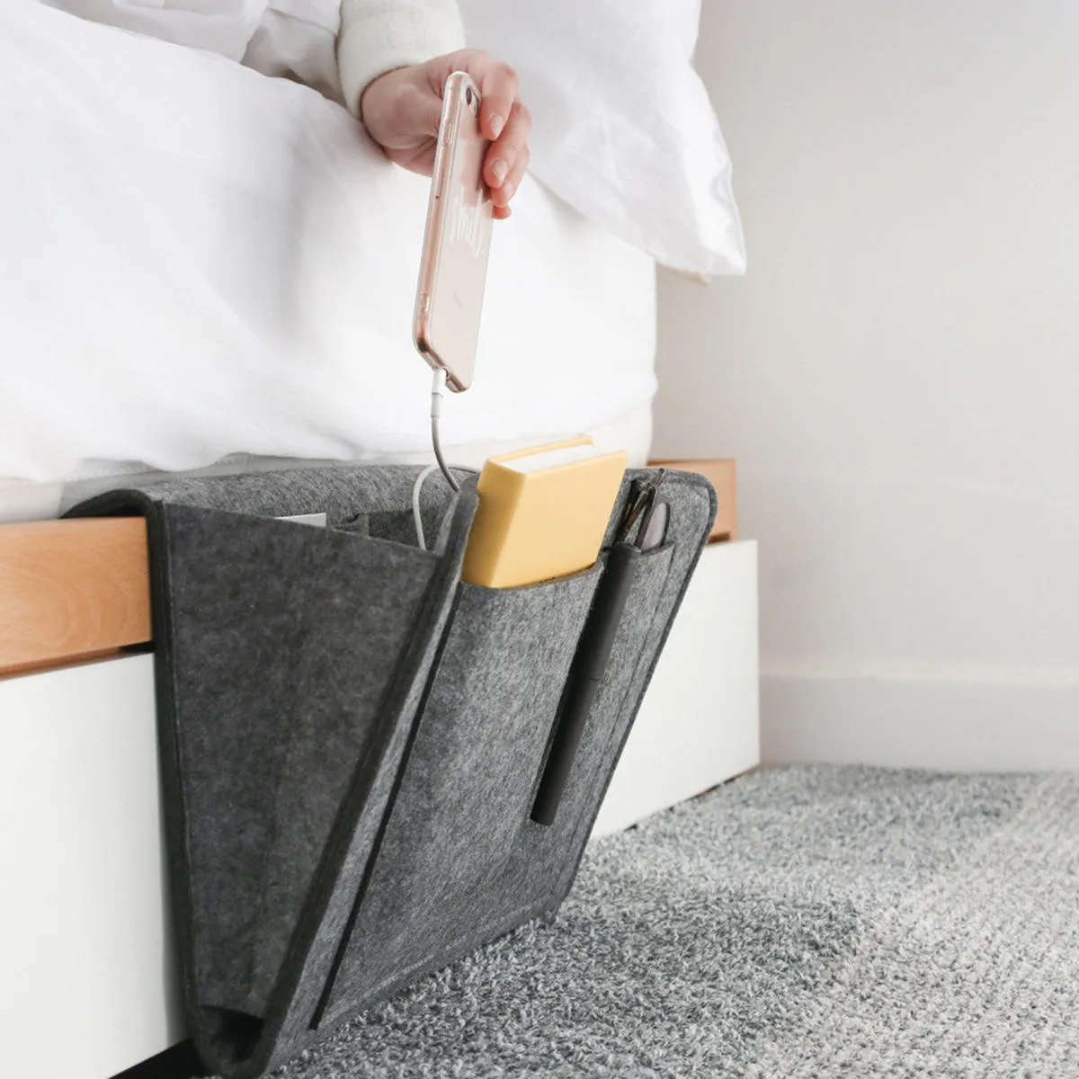 Sofa Bedside felt Storage Bag