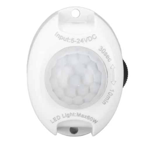 Инфракрасный датчик движения DC 5-24V с регулировкой яркости для светодиодной ленты