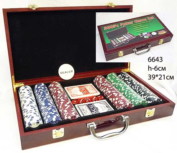Набор для покера (фишки, карты), 6643 Набор для покера (фишки, карты), 6643