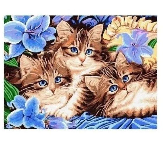 Картина из страз / Алмазная мозаика на подрамнике 