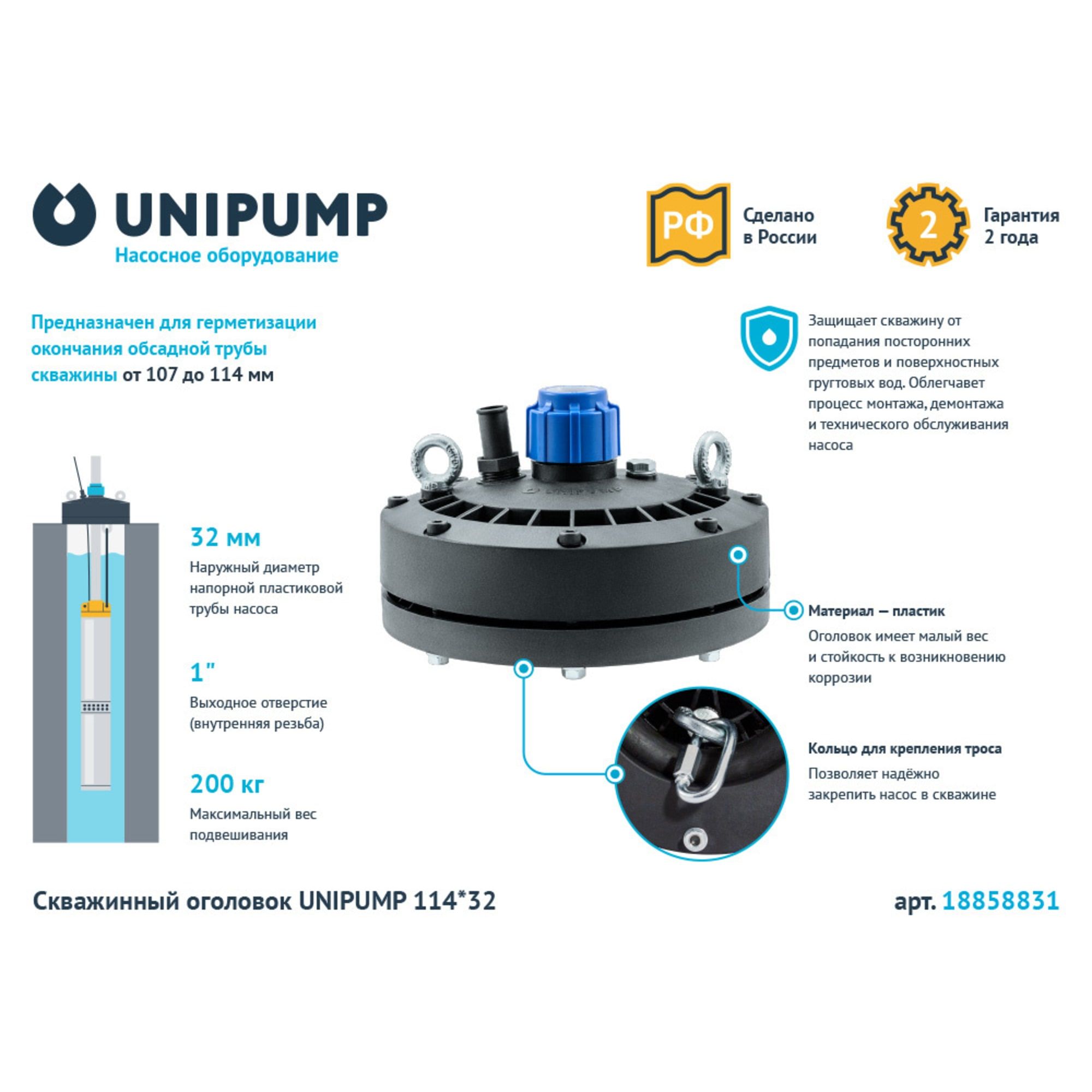 Оголовок UNIPUMP 114