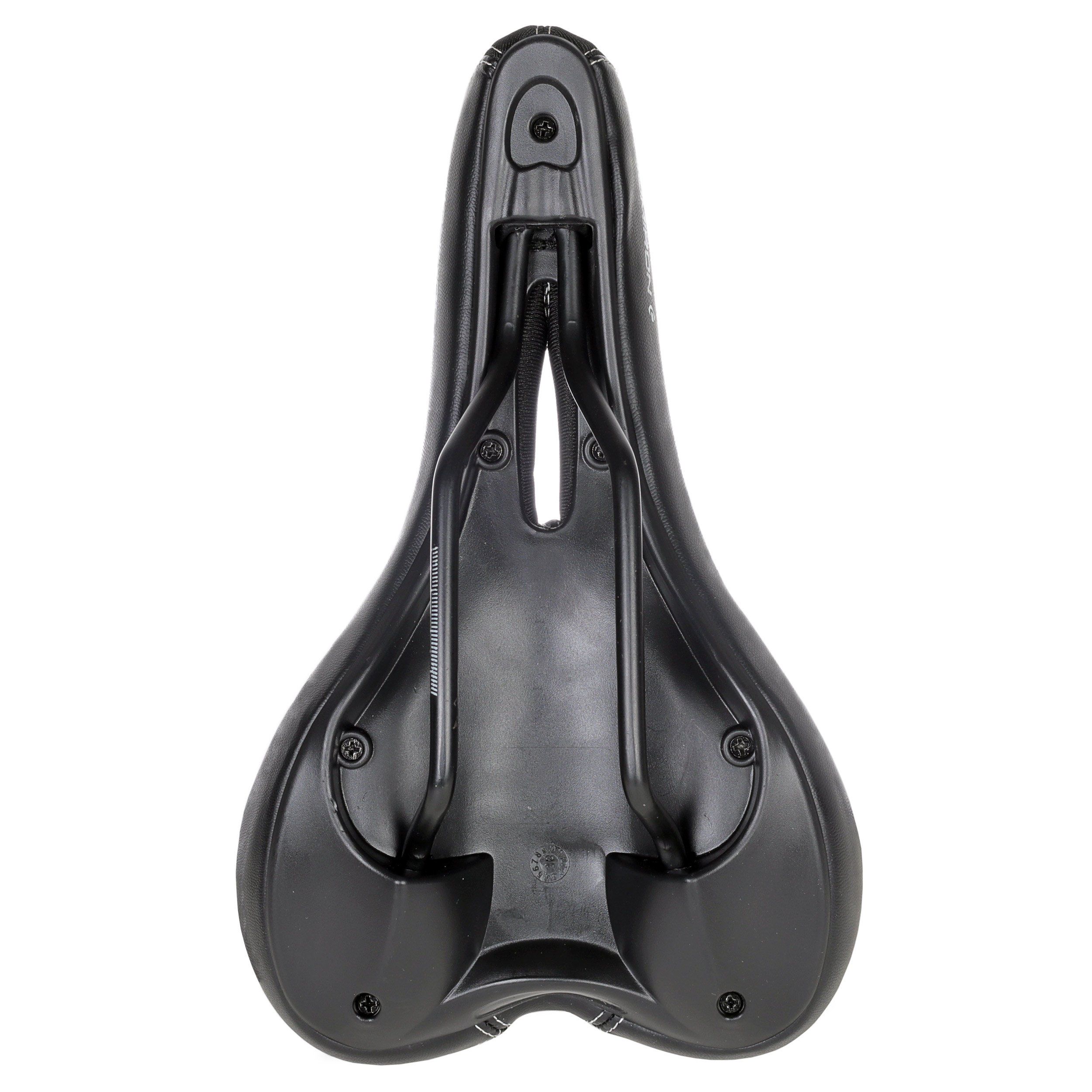 Седло велосипедное комфортное COMIRON CORSICA N30 275x155, технологии: DW, ED, Soft surface Седло велосипедное комфортное COMIRON CORSICA N30 275x155, технологии: DW, ED, Soft surface