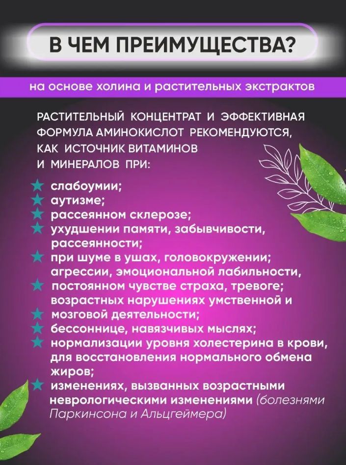 Комплекс витаминов для памяти и здоровья мозга Ультра Память ...