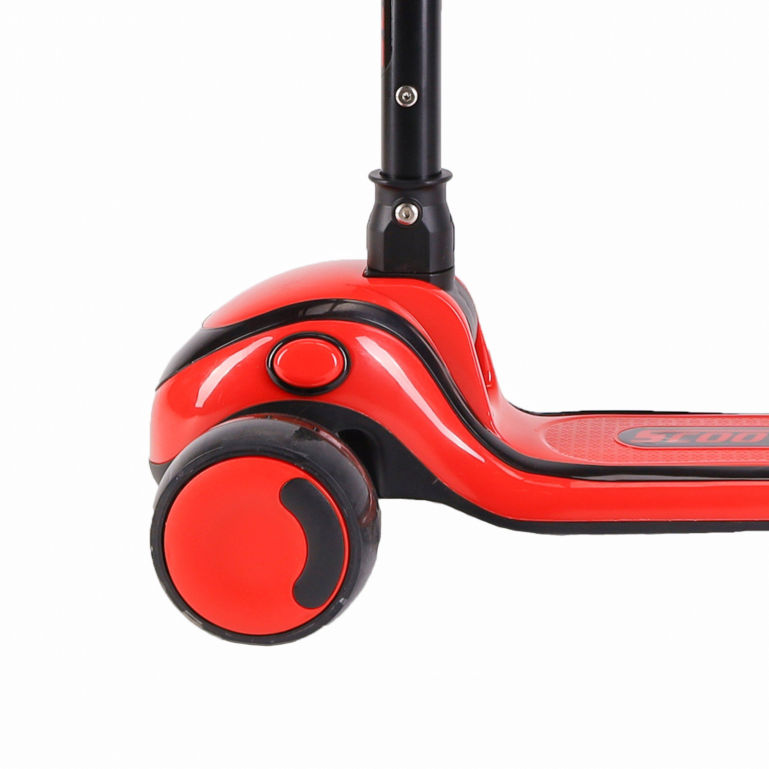 Самокат 3-х колесный SCOOTER Hyper, красный Самокат 3-х колесный SCOOTER Hyper, красный