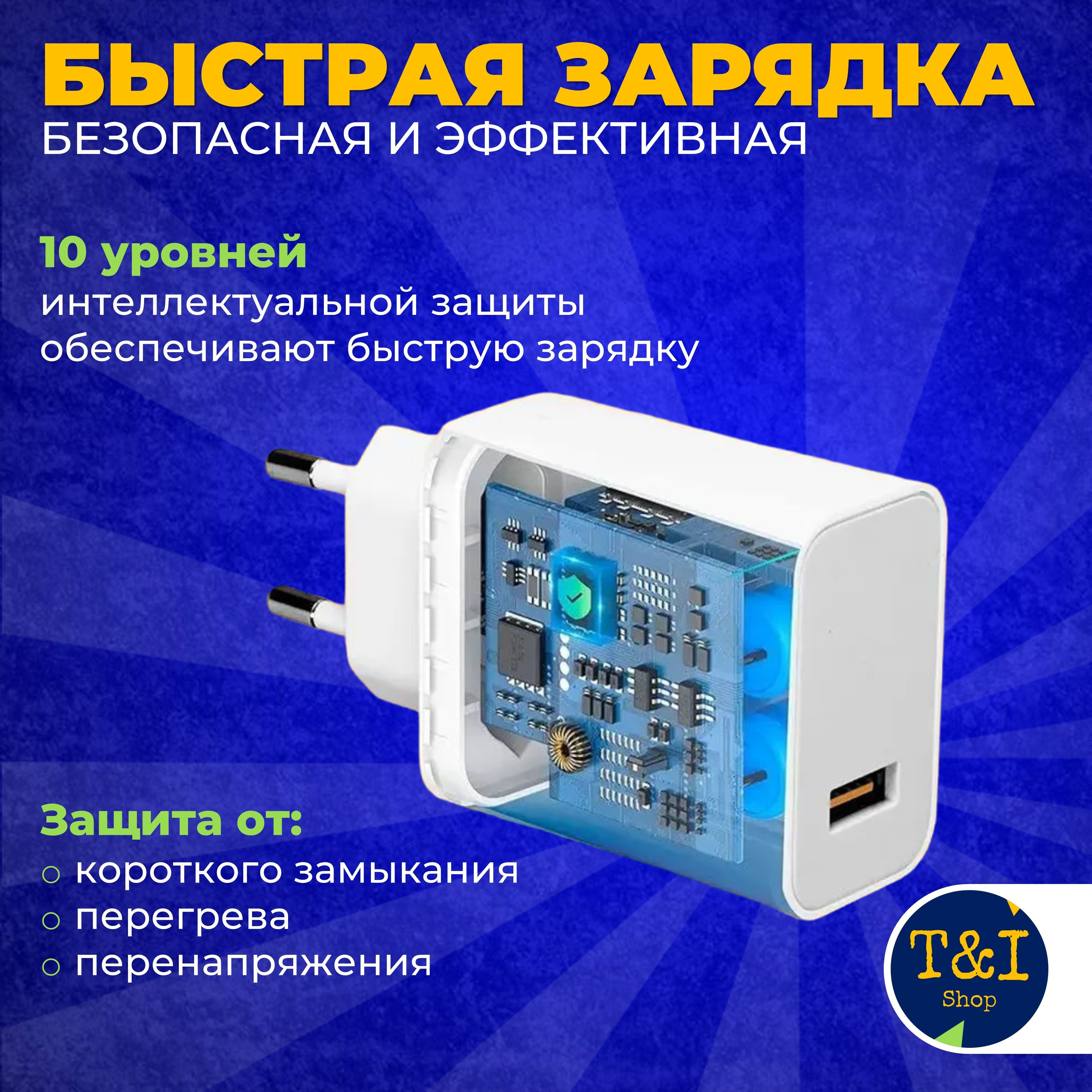 Сетевое зарядное устройство зарядка для телефона, 120 Вт, USB Type-C, Quick  Charge 3.0, Fast Charge 2.0 - купить по выгодной цене в интернет-магазине  OZON (1189663710)