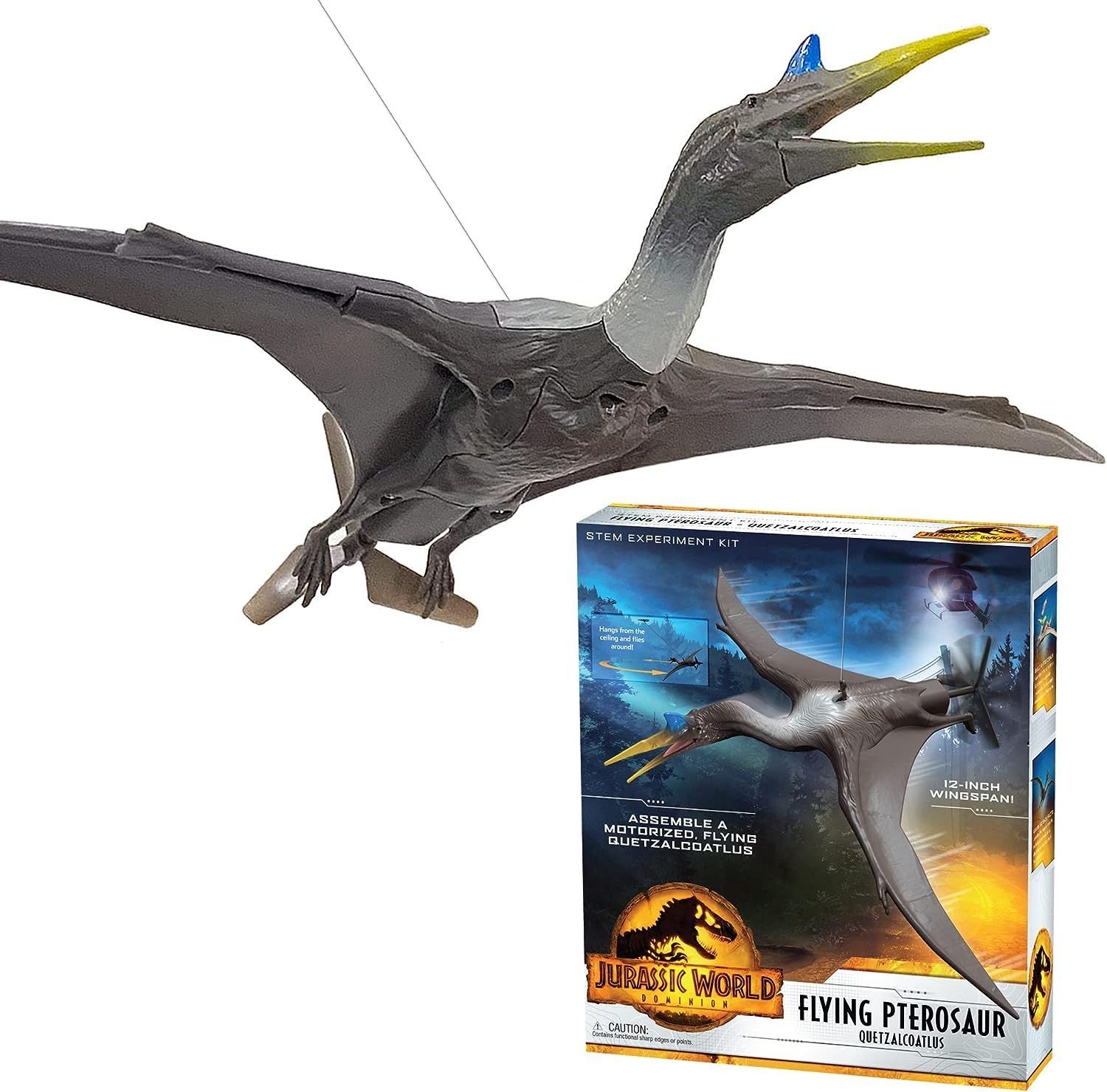 Мир Юрского Jurassic World Dominion летающий птеродактель, модель самого большого летающего существа из доисторических времен