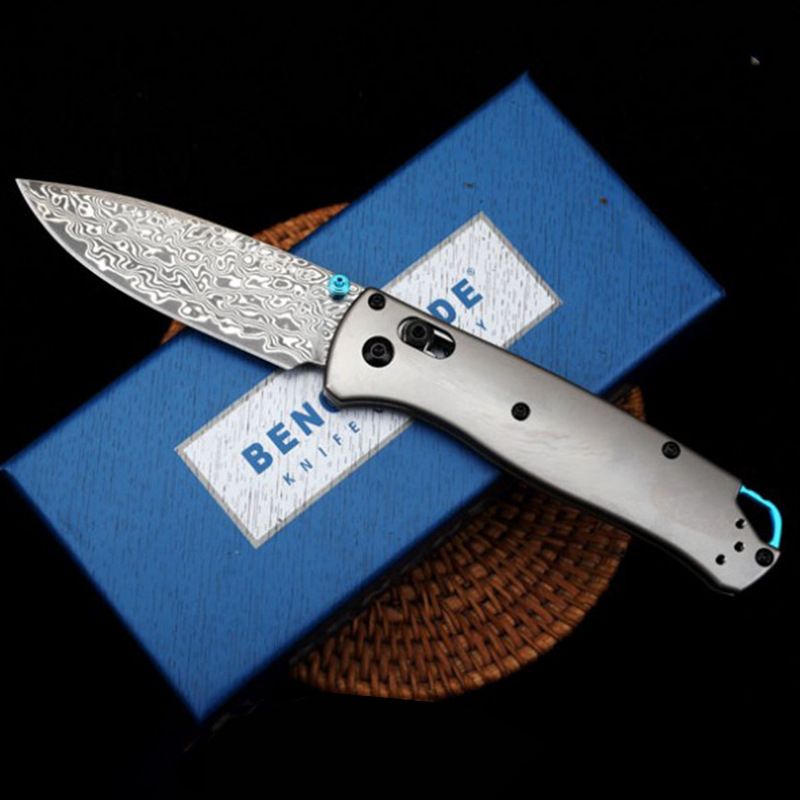 Складной нож Benchmade 535-ТС4 Титановый сплав (Дамасская сталь ...