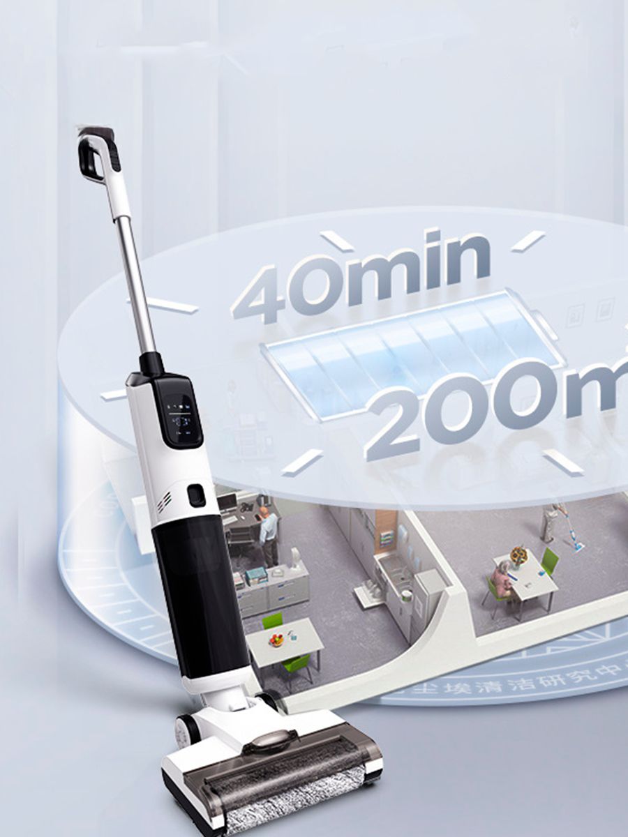 Моющий пылесос беспроводной вертикальный для дома с функцией ...