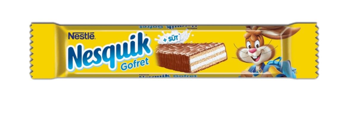 Вафельные батончики Несквик Gofret 6шт - купить с доставкой по выгодным ...