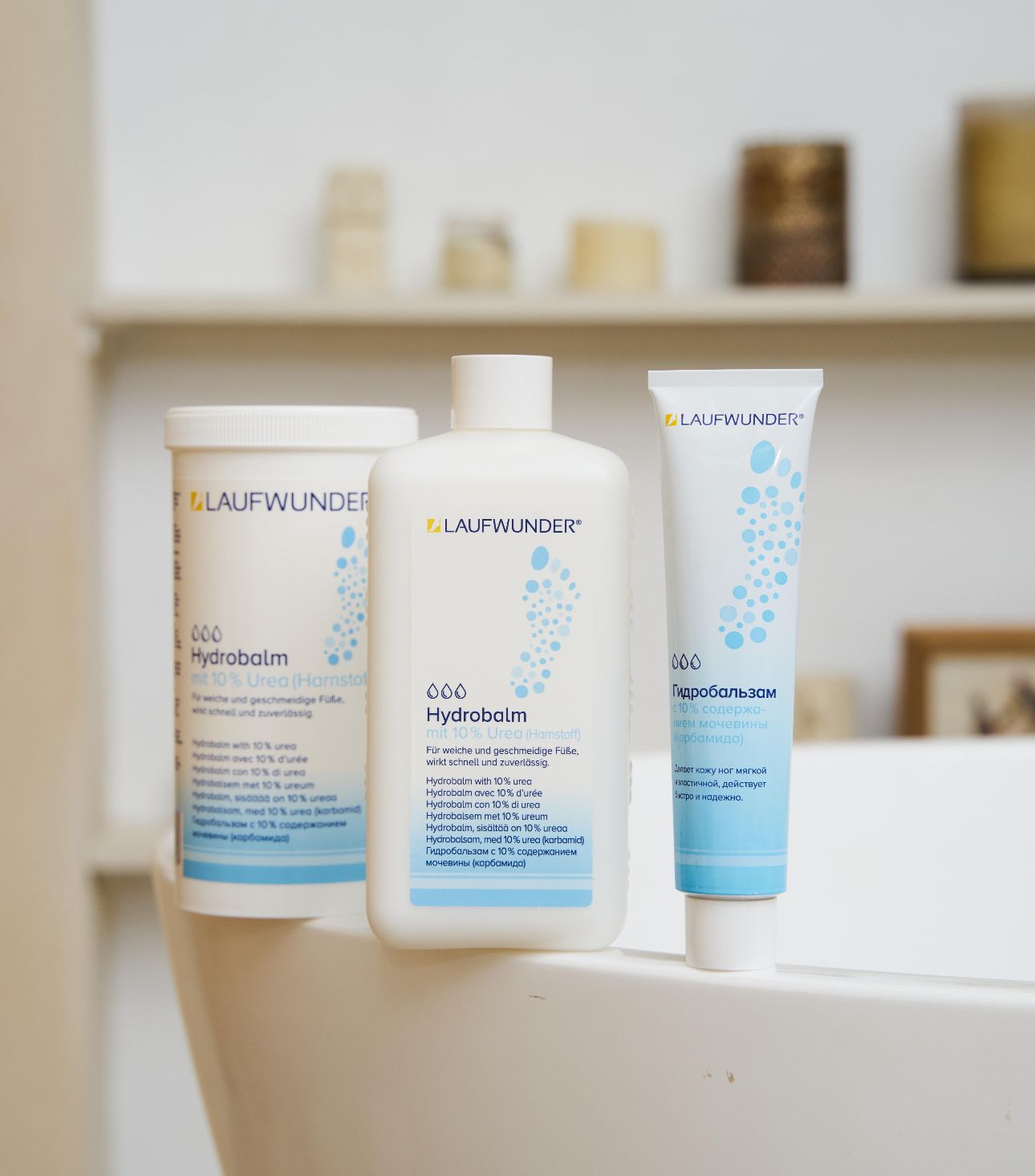 Laufwunder Hydrobalm Urea Бальзам для ног с 10% содержанием мочевины ...