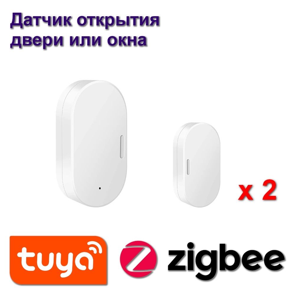 Датчикоткрытиядверейиокон(2комплекта)TuyaZM-CG205,ZigBee