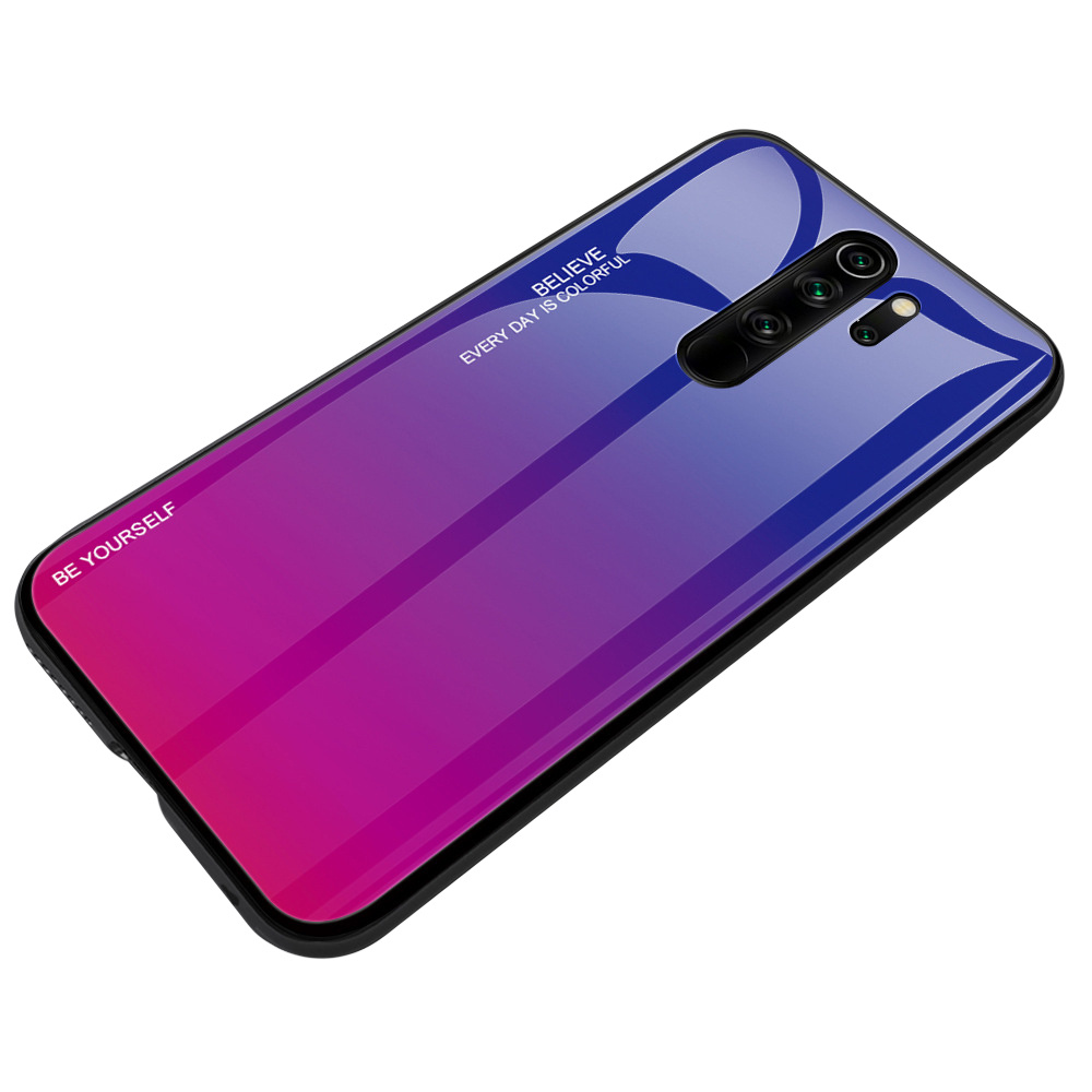 Чехол-бампер MyPads для Xiaomi Redmi K20 Pro/ Xiaomi Mi 9T Pro стеклянный  из закаленного стекла с эффектом градиент зеркальный блестящий  переливающийся фиолетовый - купить с доставкой по выгодным ценам в  интернет-магазине OZON (