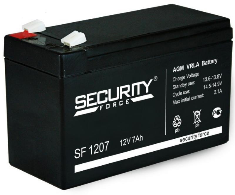 Security force аккумулятор 12в 7ач. Security force аккумулятор 12в 7ач