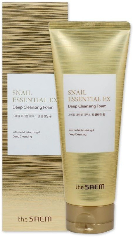 The Saem Пенка для умывания с улиточным муцином Snail Essential EX Wrinkle  Solution Deep Cleansing Foam 150 мл