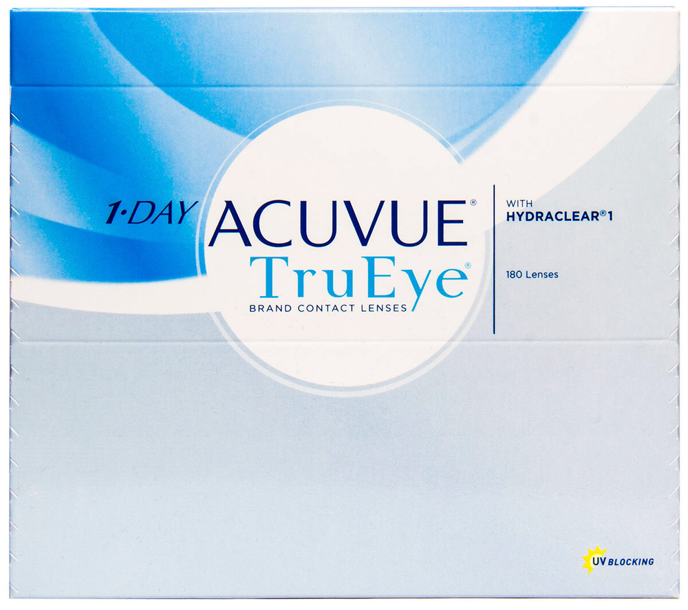 Линзы контактные однодневные Acuvue TruEye, 180 шт -11 Радиус кривизны 8.5  #1