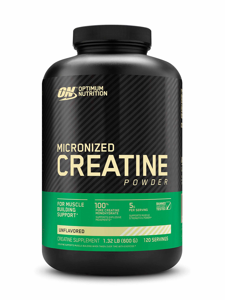 Креатин моногидрат Optimum Nutrition Micronized creatine monohydrate powder 600 гр "Внутри продукта находится #1