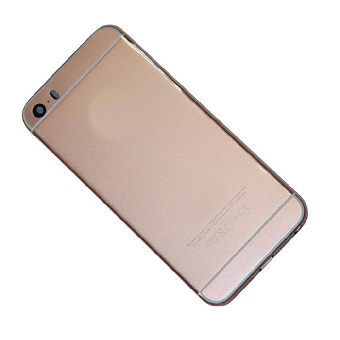 Корпус для iPhone 5s (дизайн iPhone 6) <розовый> #1