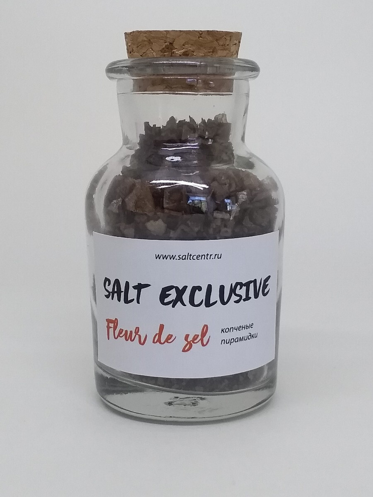 Saltcentr Соль пакистанская Fleur de Sel (копченые пирамидки), 30 гр.  #1