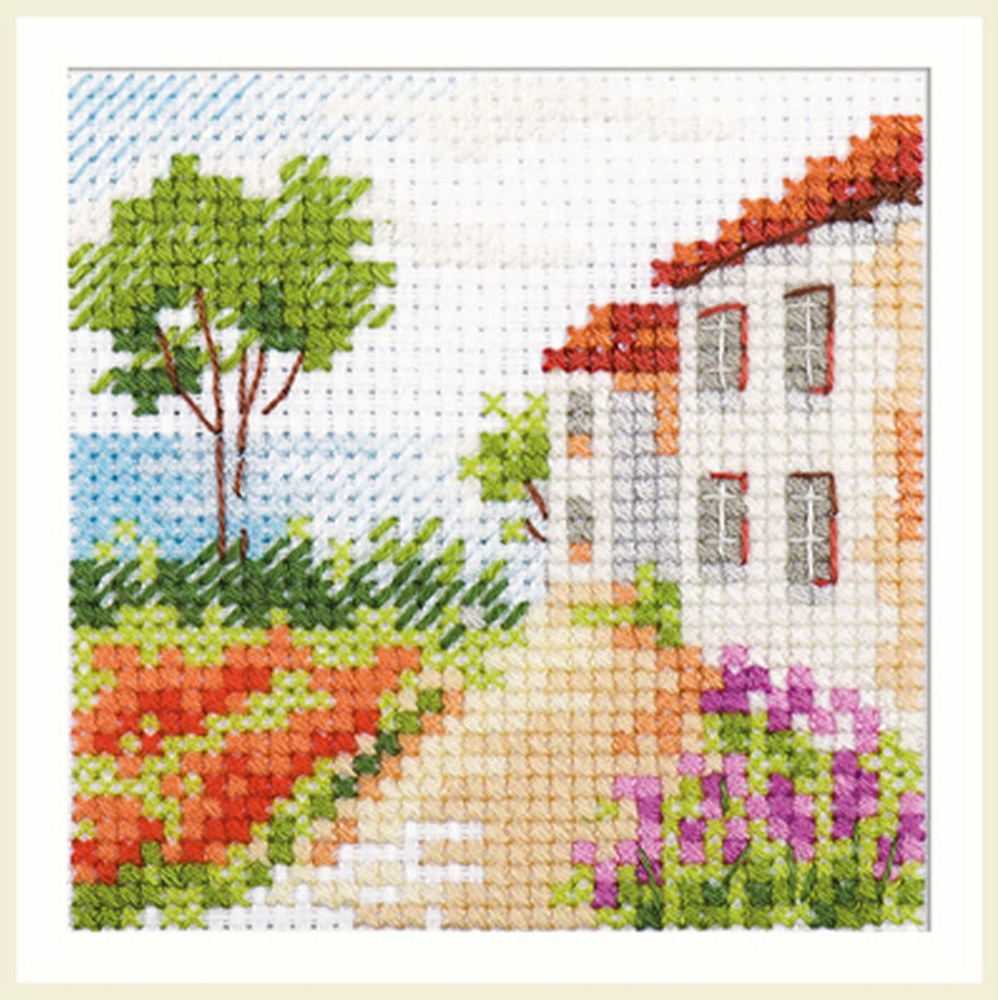 Набор для вышивания Алиса "Дорога к морю", 7x7см (вышивка крестом ...