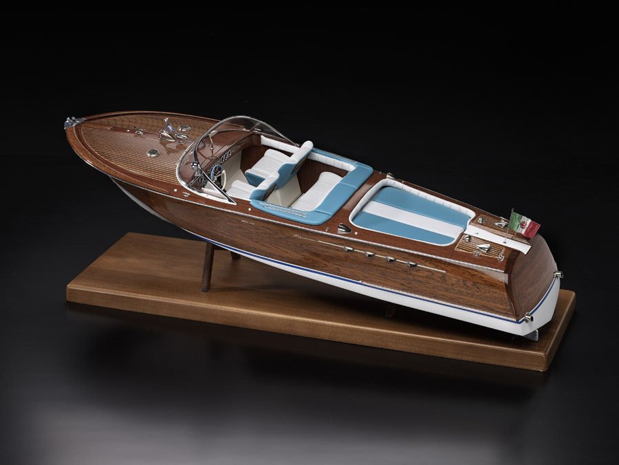 Гоночный катер Riva Aquarama 1970, 860 мм, М.1:10, сборная модель корабля из дерева без парусов, Amati #1