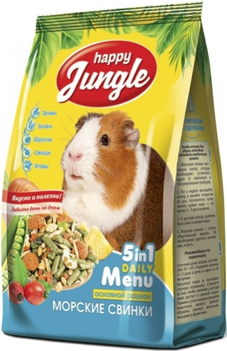 2 шт. Корм для морских свинок 400г Happy Jungle - купить с доставкой по ...