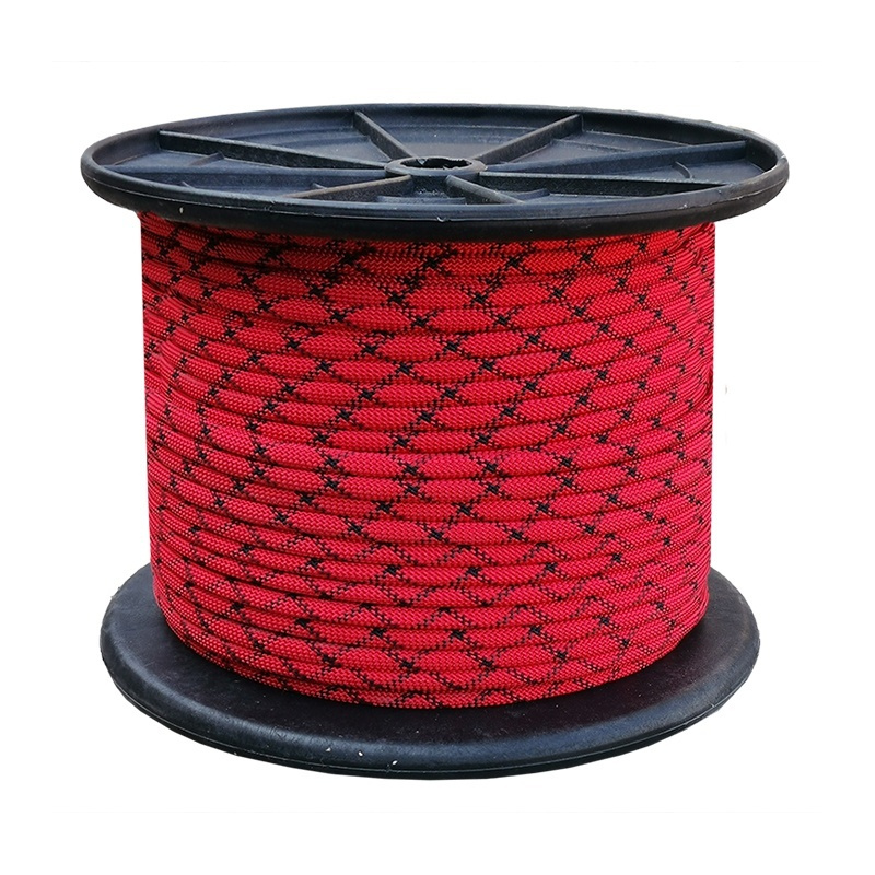 Веревка страховочно-спасательная полиамидная плетеная 48-пряд. D 8,5 мм (100м)  #1