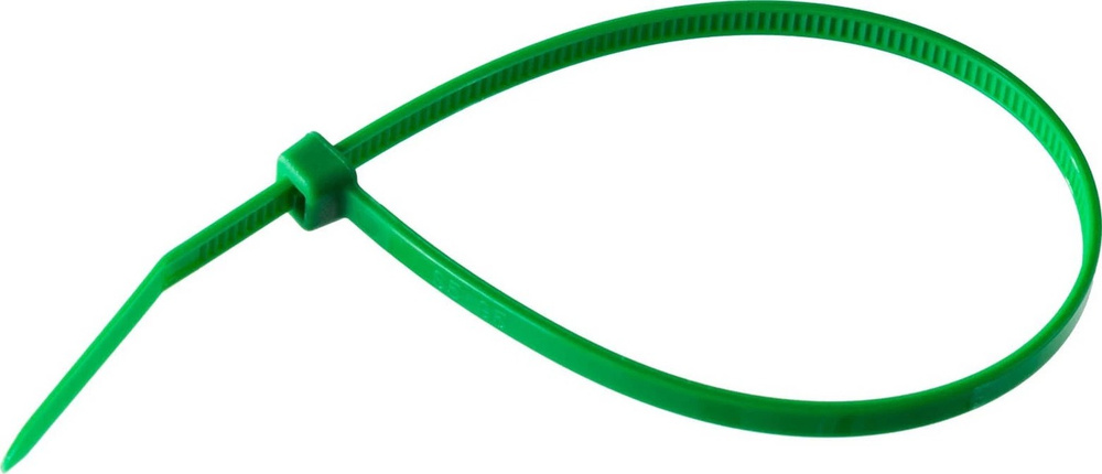 ЗУБР 3.6 x 200 мм КС-З1 кабельные стяжки зеленые нейлоновые (РА66) 309060-36-200 Профессионал  #1