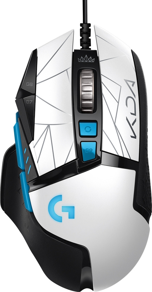 Logitech G Игровая мышь проводная G502 HERO, белый #1