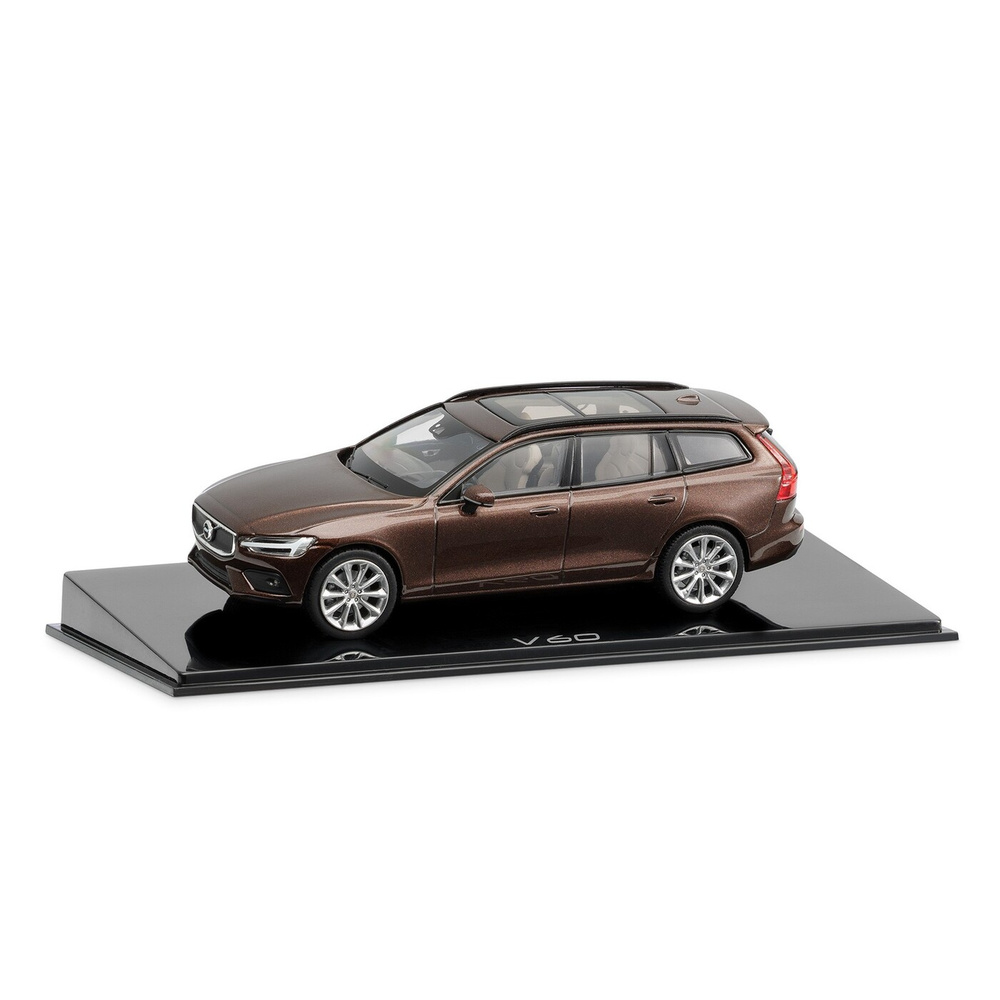 Модель автомобиля Volvo V60, Scale 1:43, Maple Brown Metallic, артикул  32220751 Официальная коллекция Volvo - купить в интернет-магазине OZON по  выгодной цене (276265598)