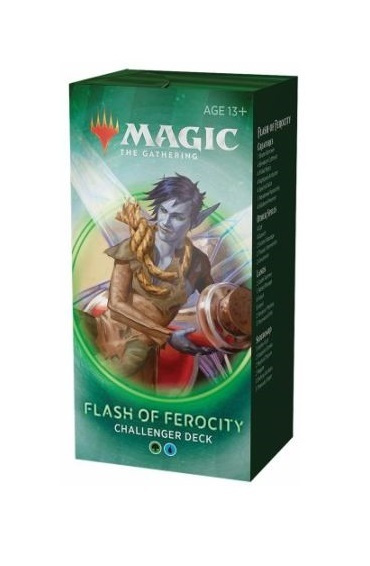 Magic The Gathering: Колода Challenger Deck 2020 MTG Flash of ferocity на английском  #1