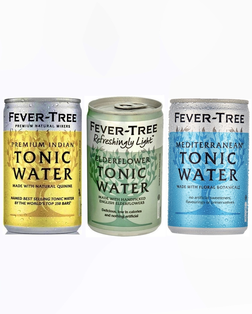 Набор тоников Fever-Tree: Premium Indian Tonic (8шт), Mediterranean ...