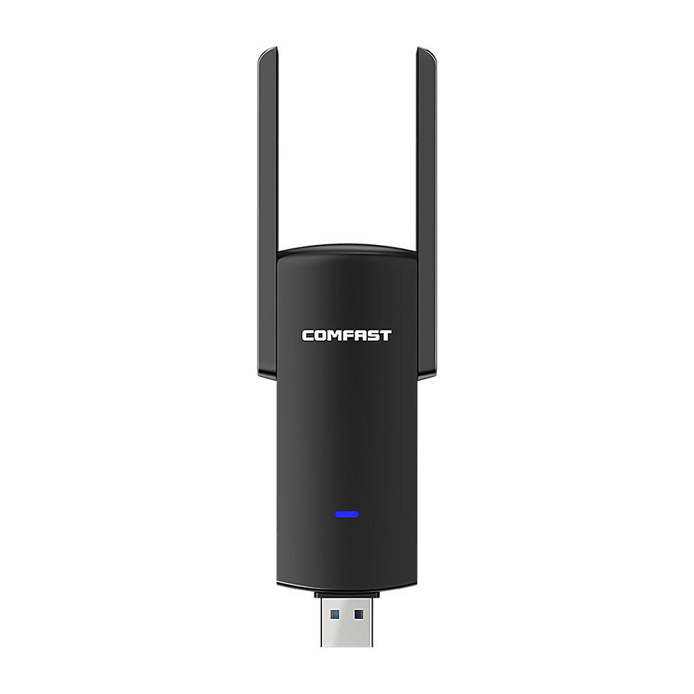 Двух-диапазонный Wifi адаптер Comfast CF 924-AC v.2 (2.4ГГц/5ГГц) - купить  с доставкой по выгодным ценам в интернет-магазине OZON (301853446)