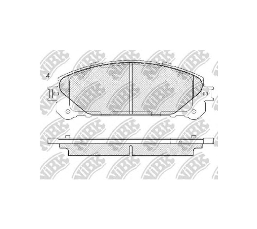 Колодки тормозные NiBK PN1845 - купить по низким ценам в интернет ...