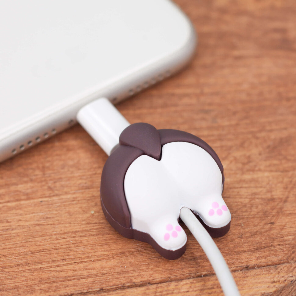 Защита провода зарядки от излома, протектор для кабеля, насадка на шнур ...