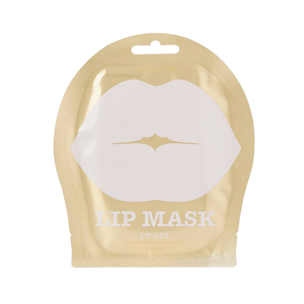 Kocostar Lip Mask Single Pouch (Pearl)/Гидрогелевые патчи для губ с экстрактом Жемчуга 1шт.  #1