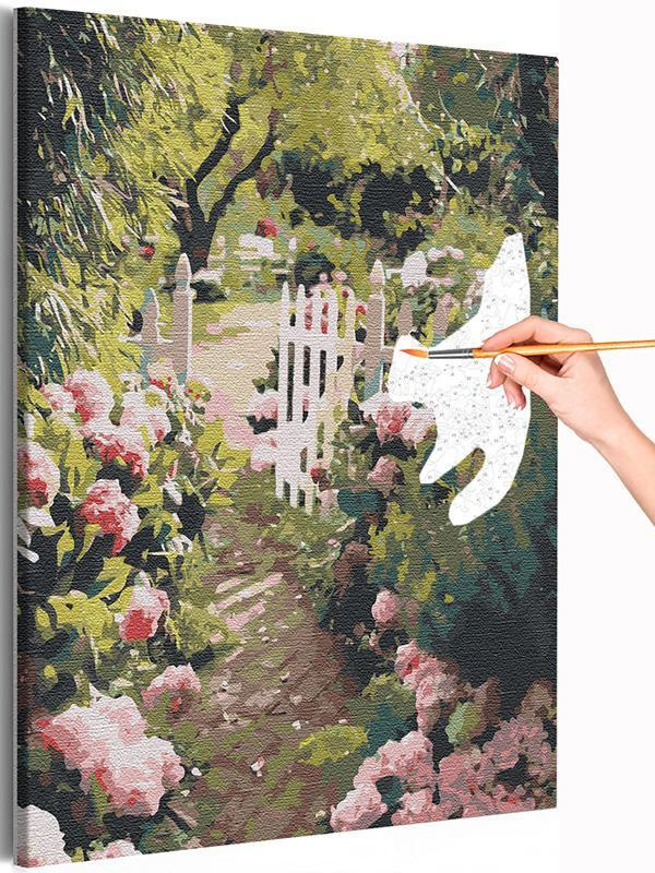 Картинки раскраски цветущий сад (52 фото)